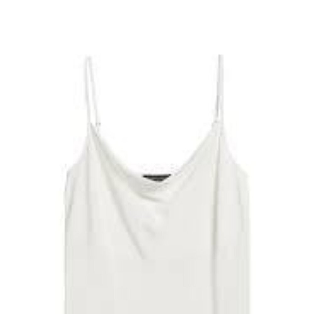 Banana Republic White 100%  Silk Bliss Camisole Size S